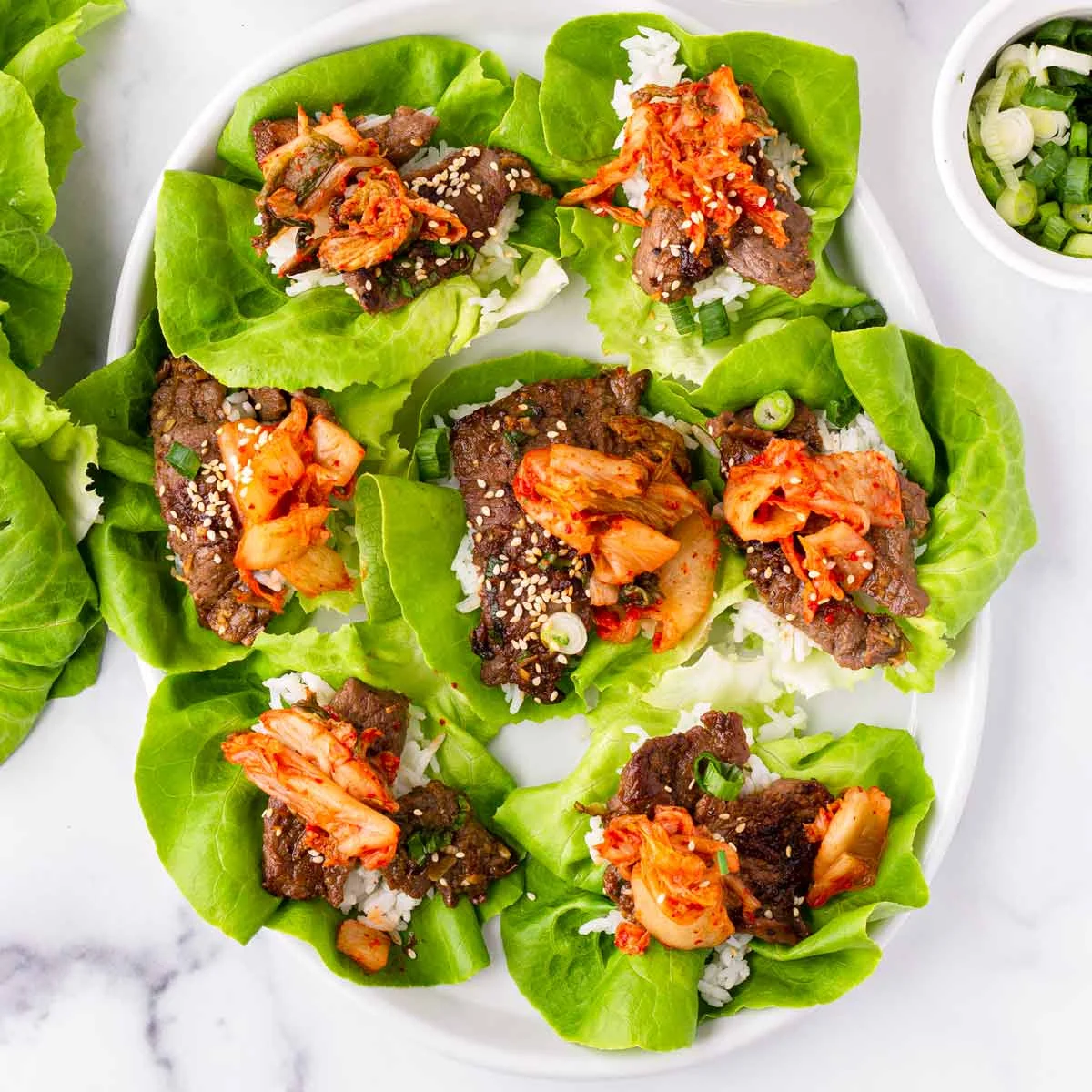 Korean Beef Lettuce Wraps