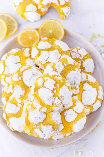 Lemon Crinkle Cookies