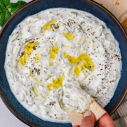 Cacik - Turkish Yogurt Cucumber Dip (Made in 15 Minutes)