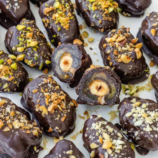 Dátiles con chocolate (3 sabores)