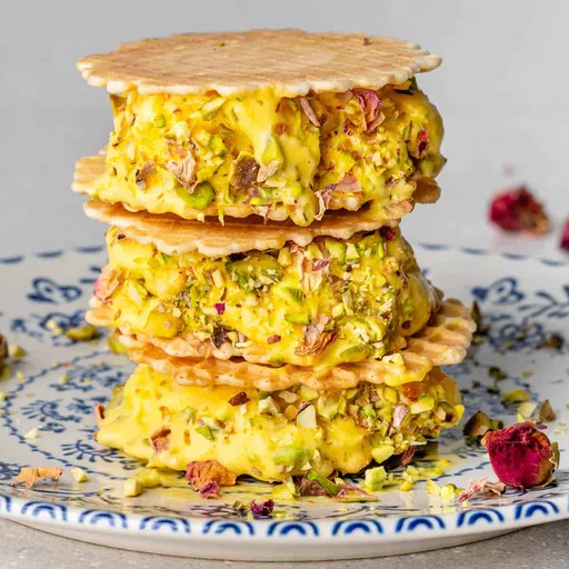Persian Ice Cream - Bastani Sonnati (Easy Cheat Method)