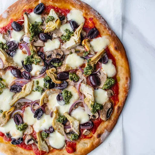 Pizza proteica (70 gramos de proteína)