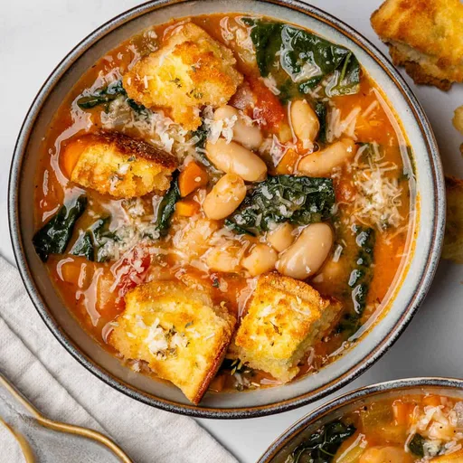 Sopa Toscana de Alubias Blancas