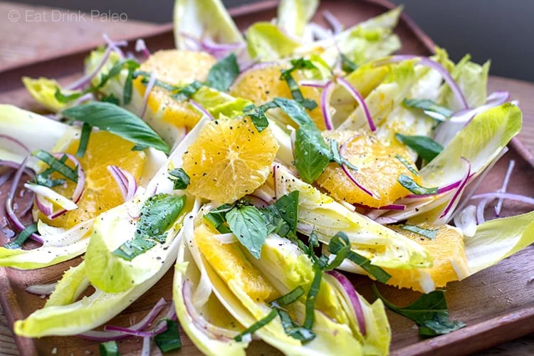 Endive Orange & Basil Salad
