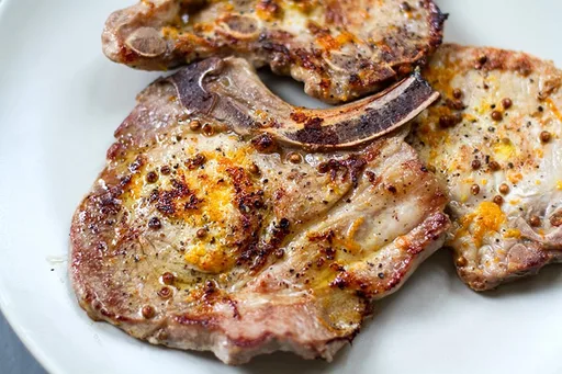 Orange & Coriander Grilled Pork Cutlets
