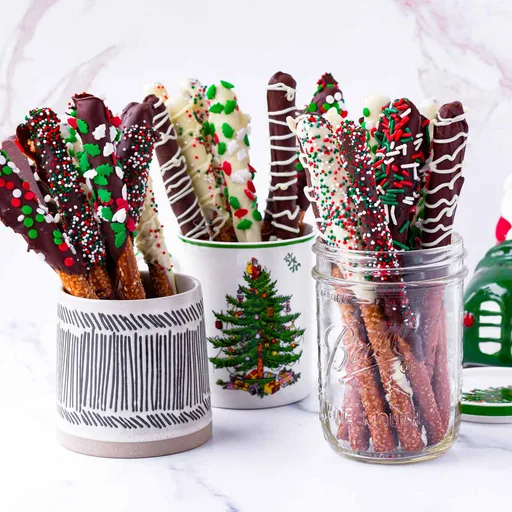 Chocolate Covered Pretzel Rods