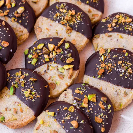 Pistachio Shortbread Cookies