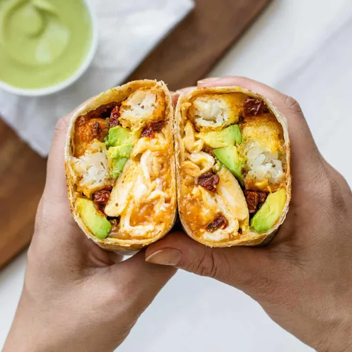 Vegetarian Breakfast Burrito