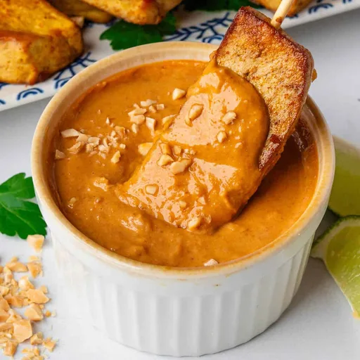 Salsa satay (salsa tailandesa de cacahuete)