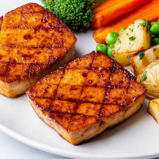 Tofu Steak (Delicious Smoky Flavor)