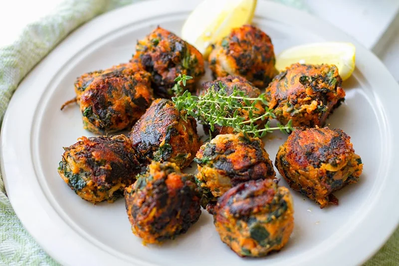 Spinach & Sweet Potato Balls