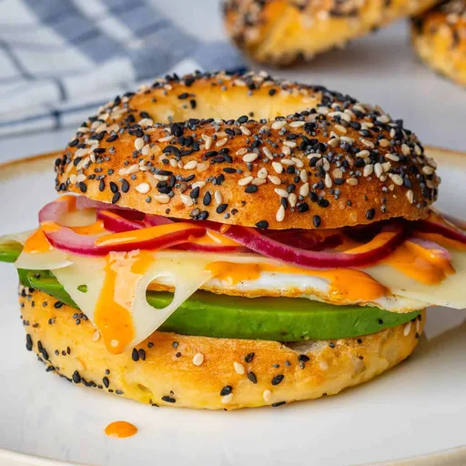 Breakfast Bagel (Healthy High Protein)