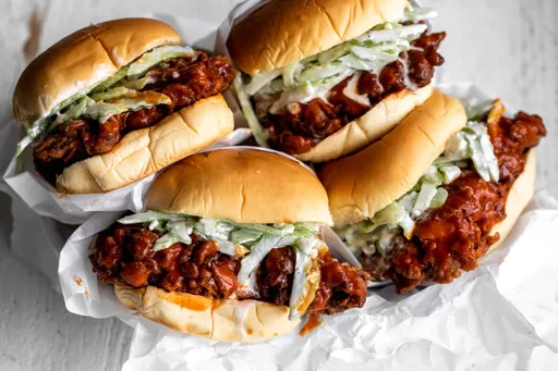 Receta de sándwich de pollo búfalo crujiente