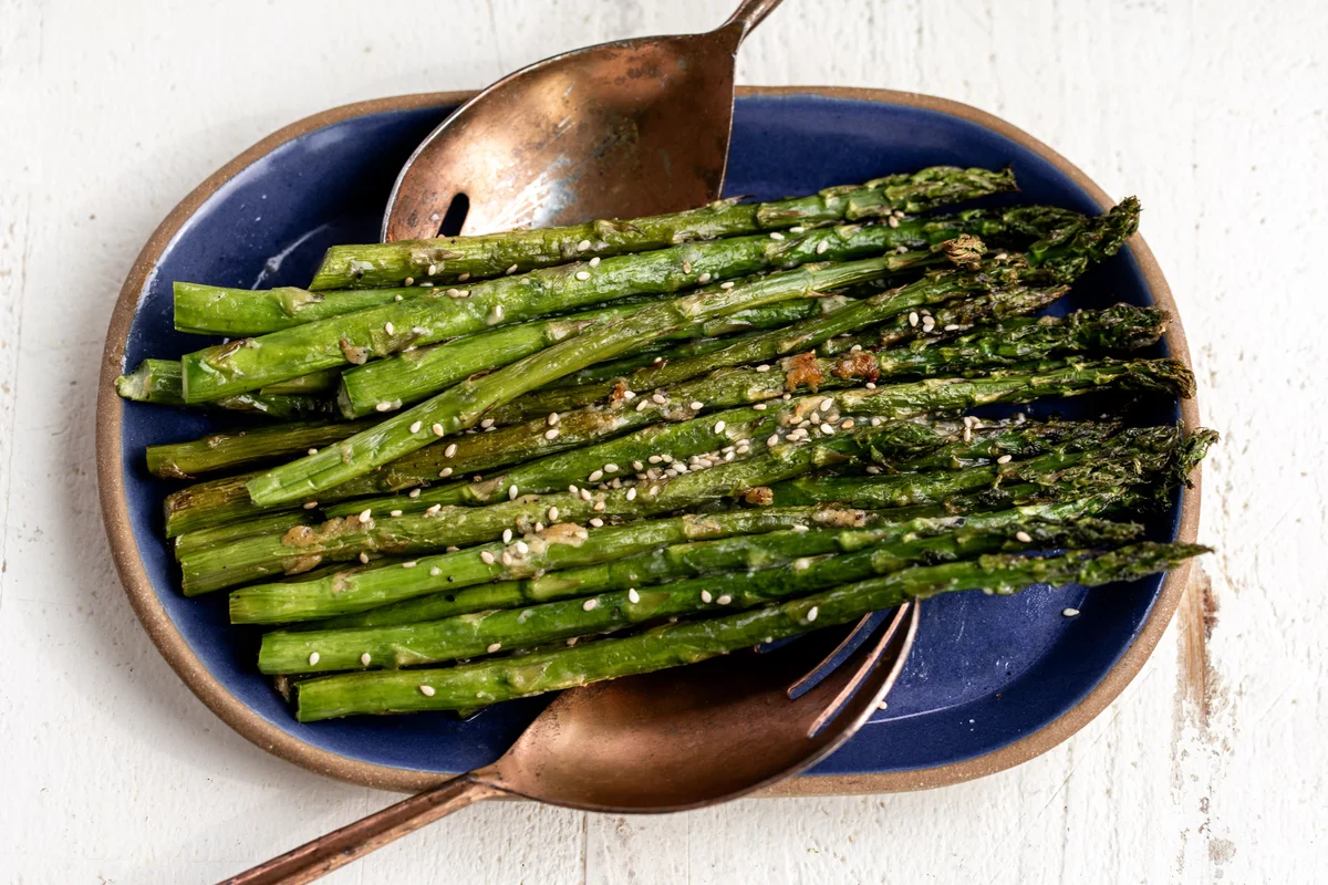 Roasted Miso Butter Asparagus