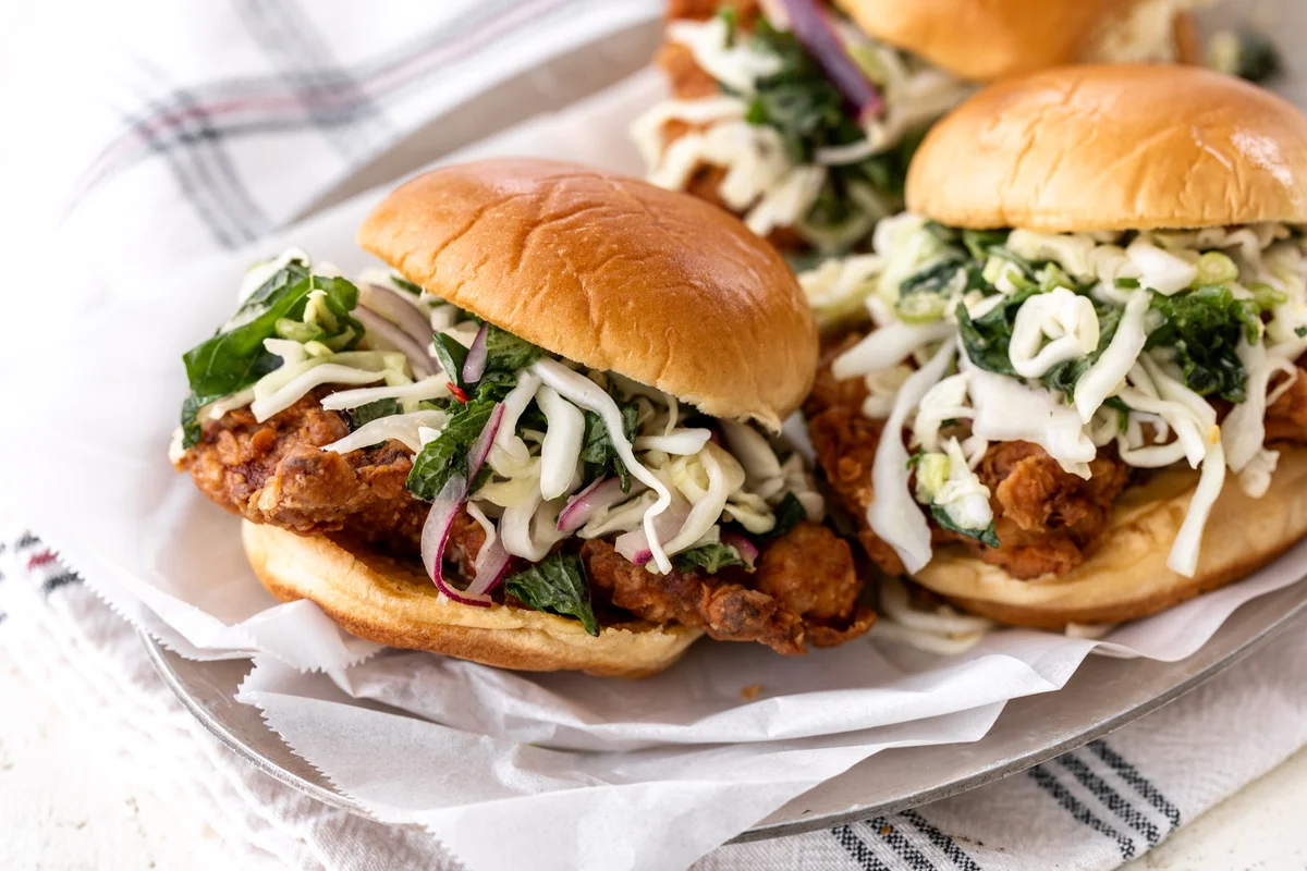 Tangy Thai Fried Chicken Sandwich
