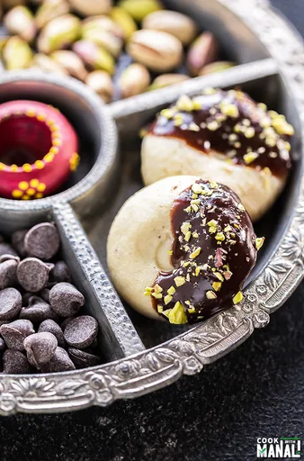 Chocolate Dipped Milk Peda