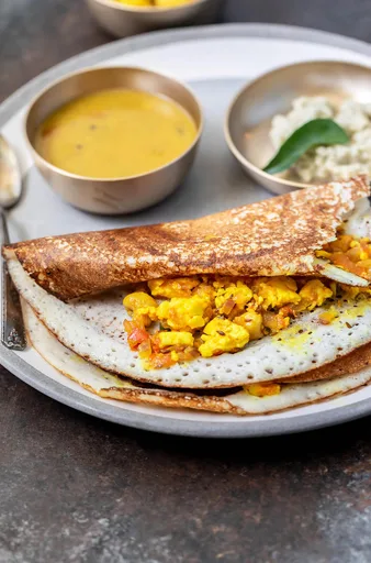 Paneer Dosa (Crispy)!