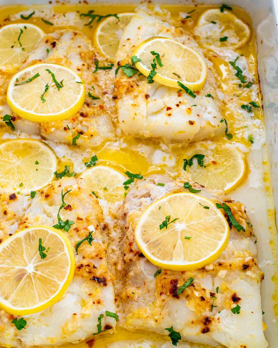 Baked Lemon Butter Cod