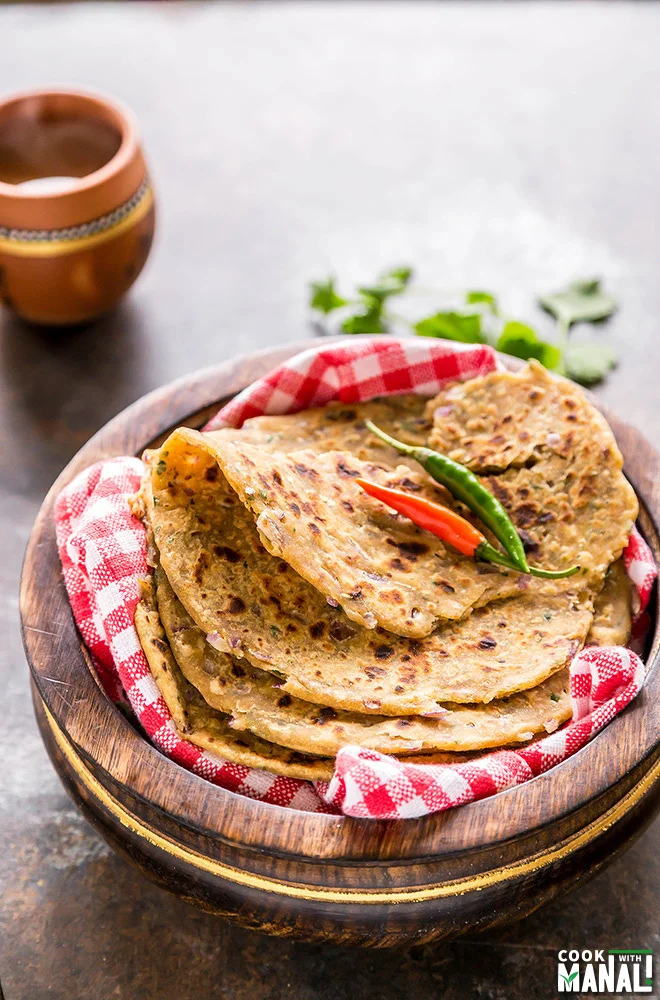 Achari Onion Paratha