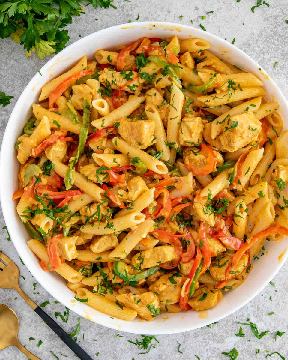 Pâtes au poulet Buffalo