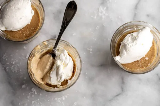 Salted Butterscotch Pots de Crème