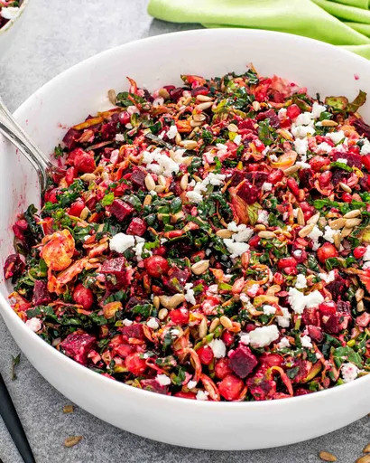Kale And Brussels Sprouts Salad