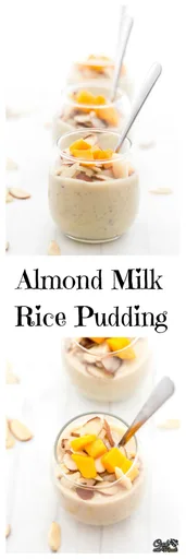 Almond Milk Rice Pudding