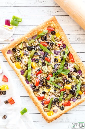 Tarta Vegetariana de Hojaldre
