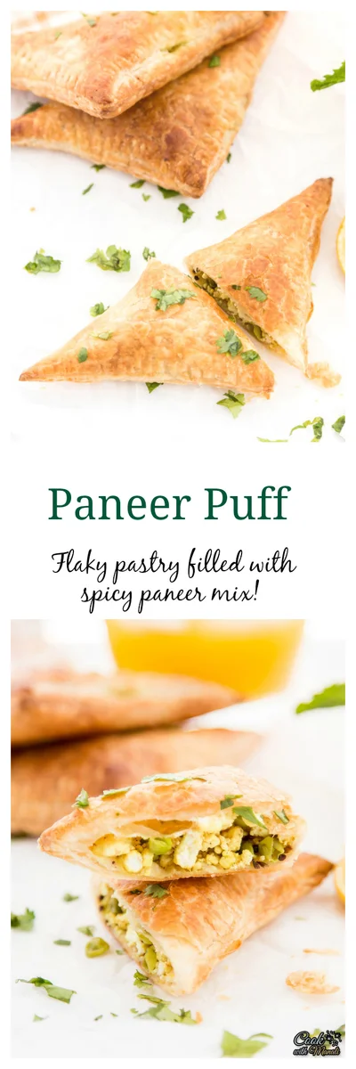 Feuilleté indien au paneer