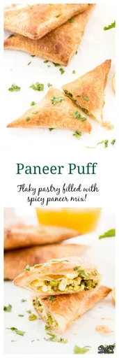 Indian Paneer Puff