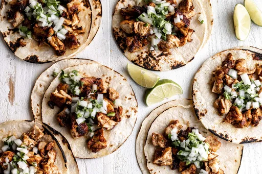Tacos Callejeros Mexicanos de Pollo