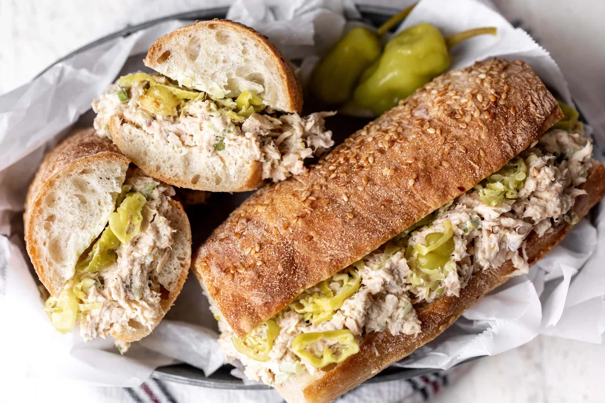 Lemony Tuna Salad Sandwich