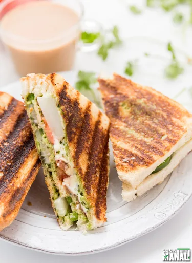 Bombay Veggie Grilled Cheese Sandwich