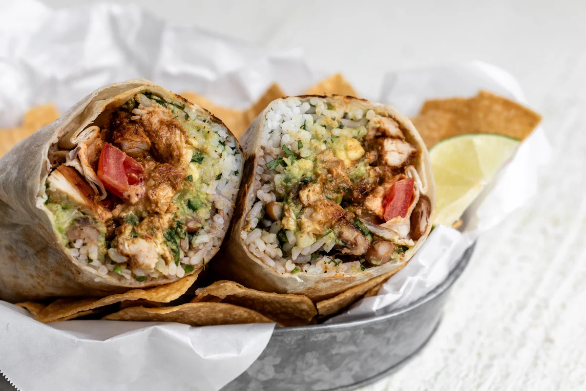 Creamy Chipotle Chicken Burrito