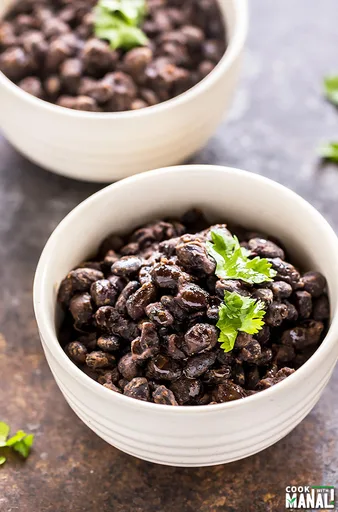 Judías negras en Instant Pot