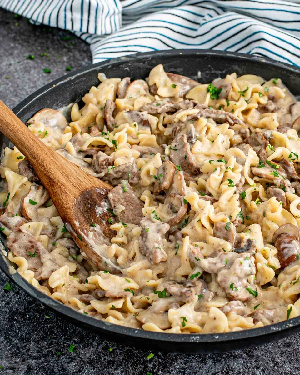 Beef Stroganoff