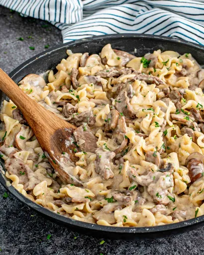 Beef Stroganoff