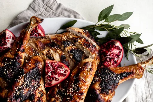 Pavo al miso y jengibre
