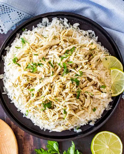 Pollo al cilantro y lima en cocción lenta
