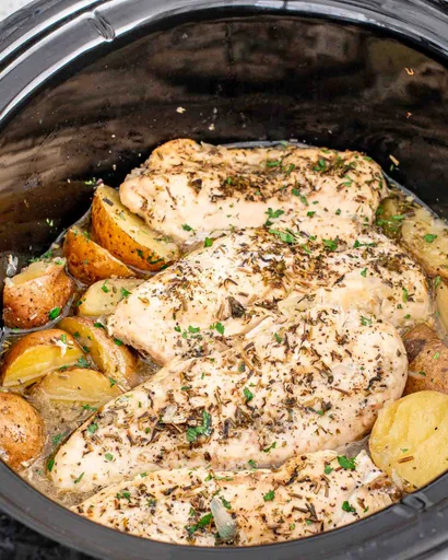 Crockpot Chicken And Potatoes