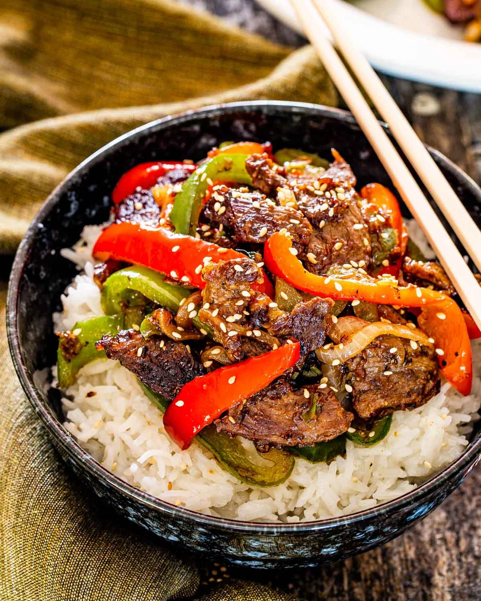 Asian Style Pepper Steak