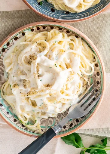 Pasta Alfredo fácil