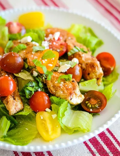 Ensalada de pollo al balsámico