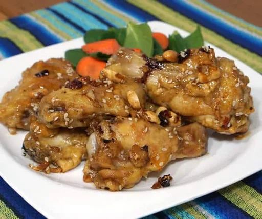 Dak Kang Jung (Korean Sweet and Spicy Chicken Wings)