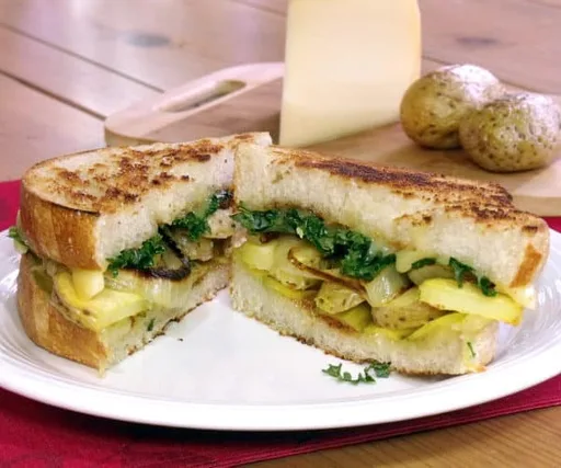 Sándwich de Queso Raclette a la Parrilla
