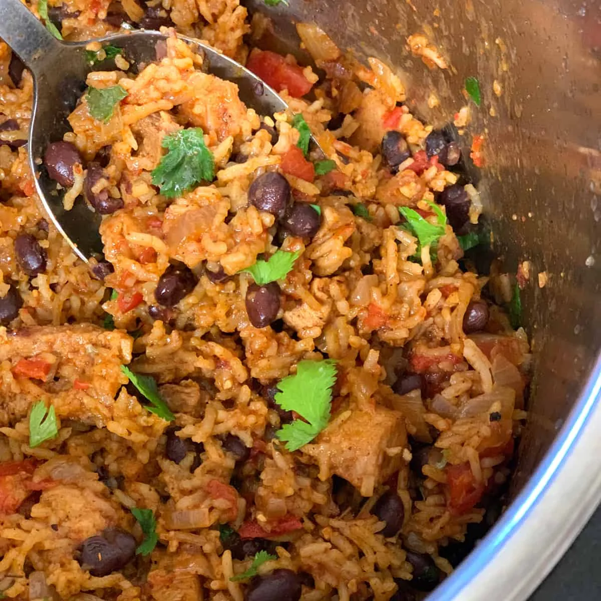 Instant Pot Pork, Rice and Beans