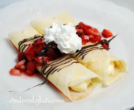 Strawberry Cheesecake Crepes