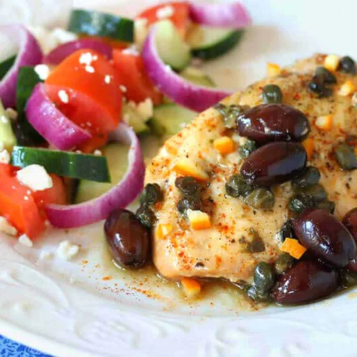 Pollo griego (en olla de cocción lenta)