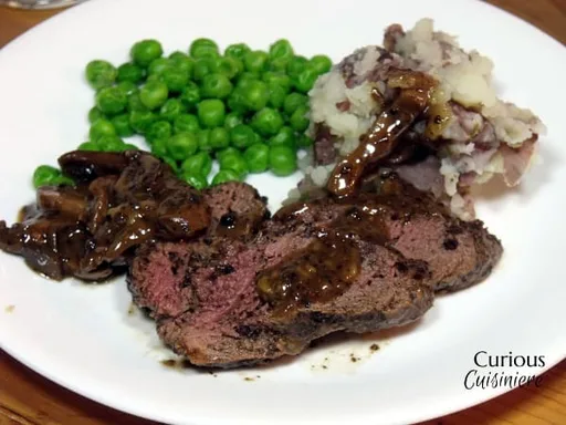 Juniper Berry Crusted Venison