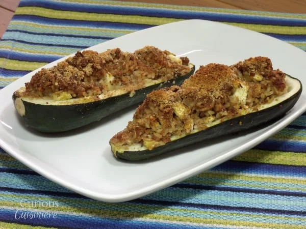 Polish Style Stuffed Zucchini